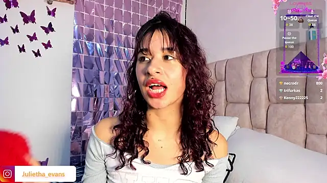 Julietha-evans webcam