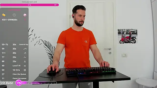 zackfraser (M young) - Cum on abs / chest