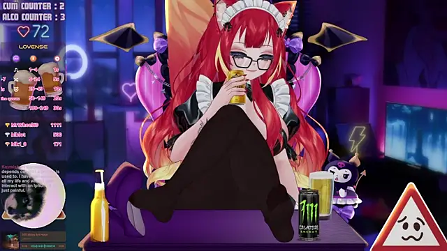 lewdfoxy_vt (F young) - 👩‍⚕️ Every goal = Control toys + Cum 💦