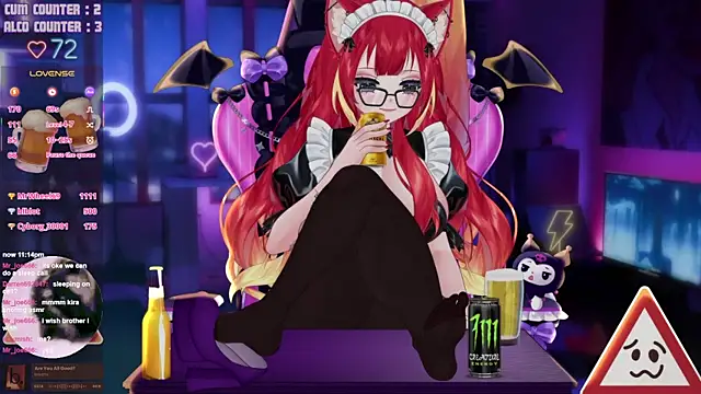 lewdfoxy_vt (F young) - 👩‍⚕️ Every goal = Control toys + Cum 💦