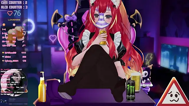 lewdfoxy_vt (F young) - 👩‍⚕️ Every goal = Control toys + Cum 💦