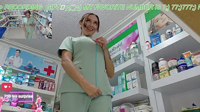 swmilena_hot_ (F milf) - 💊 Naughty Pharmacist  off  lingerie