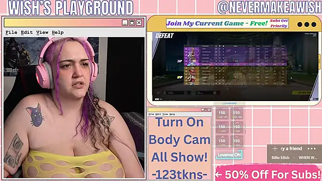 nevermakeawish webcam