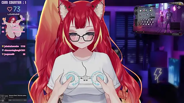 lewdfoxy_vt (F young) - 👩‍⚕️ Every goal = Control toys + Cum 💦