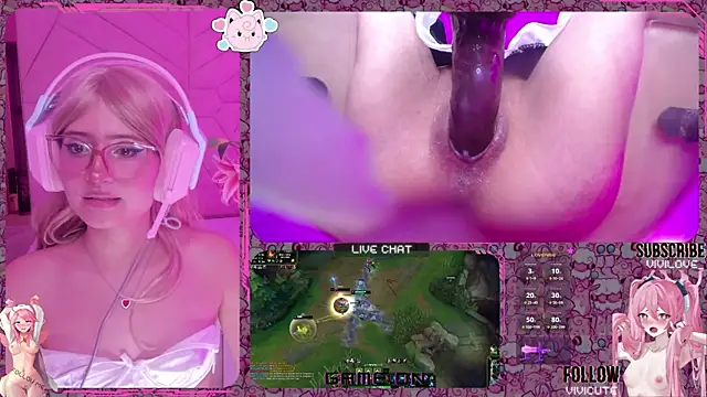 vivilove_ (F teen) - Ctrl x3 min fuckmachine Overload