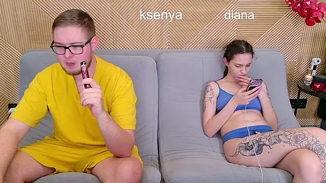 ksenny (G young) - threesome sex + creampie