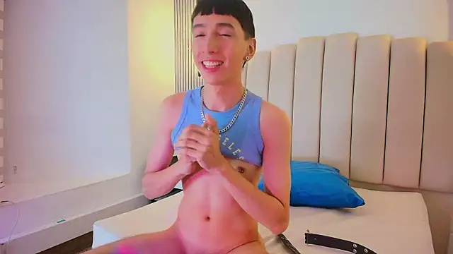 lian_cameron (M twink) - show cum+eat cum