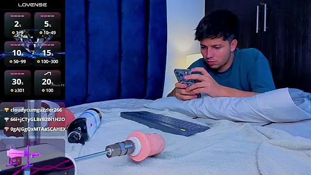 issac_james_ (M twink) - machin control for 4 minutes and squirt