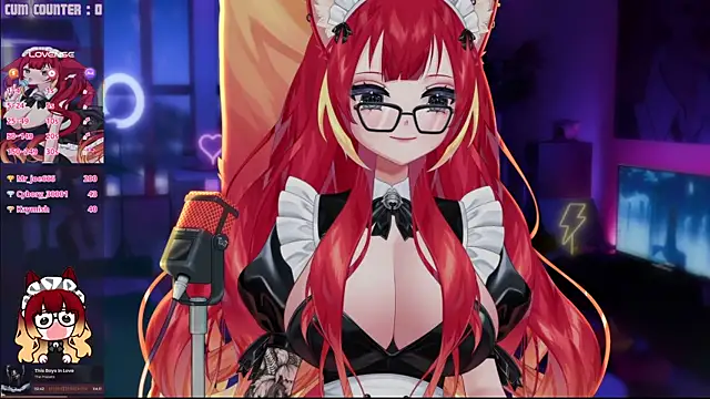 lewdfoxy_vt (F young) - Good evening Kira! Glasses on!