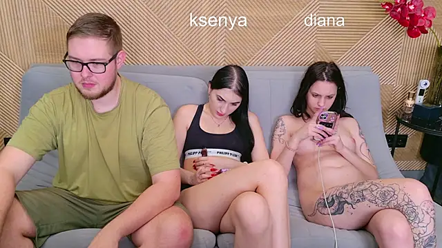 ksenny (G young) - threesome sex + creampie