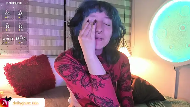 ghosty_doll (F teen) - lush in ass + 2min control