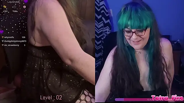 tetra_fire (T milf) - Oil show and cum