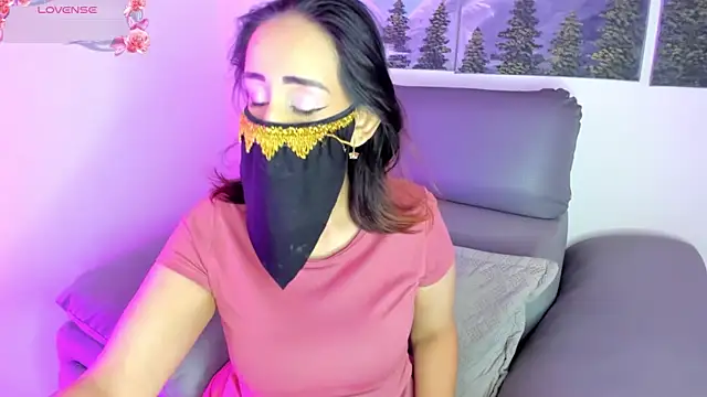 jadde_hamad (F milf) - control of my lush 5 minutes