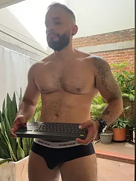 mike_savage3 (M young) - Hairy big chest hairy bigcock jerking