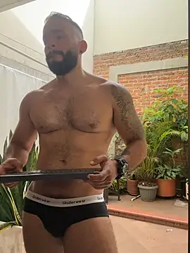 mike_savage3 (M young) - Hairy big chest hairy bigcock jerking