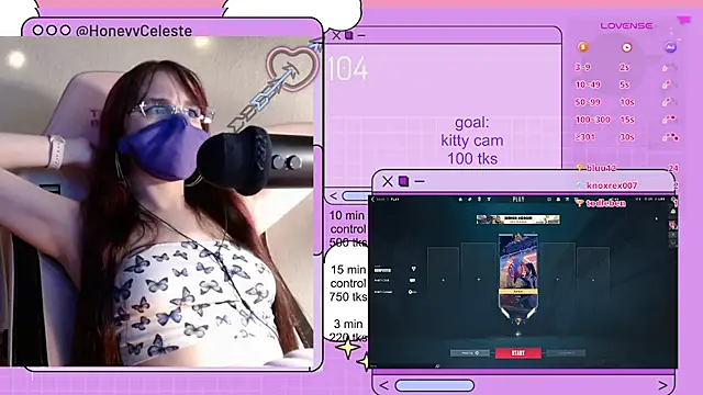 HoneyyCeleste webcam