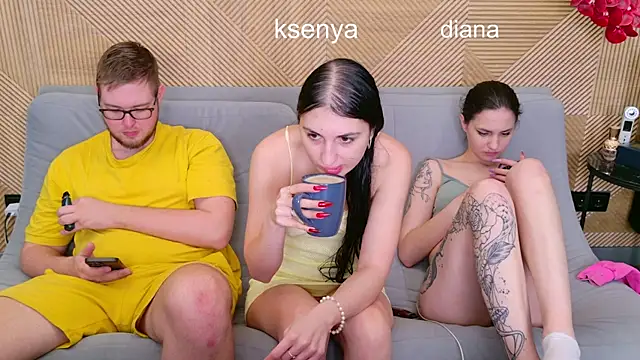 ksenny (G young) - threesome sex + creampie