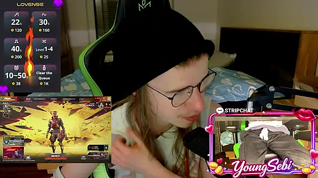 YoungSebi webcam