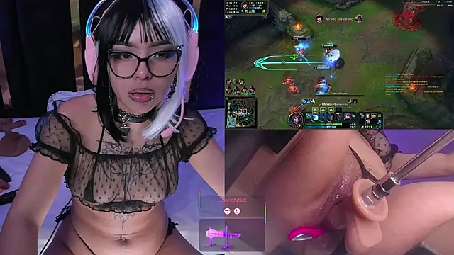 nyveth (F young) - play with my gothic pussy 🕷🖤💦+3min