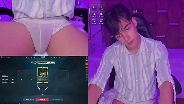 gerony_ (M twink) - hard masturbation for 1min