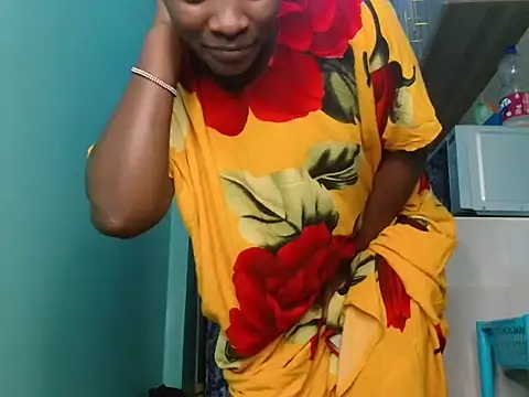 alexxa_ebony (F young) - shower show with daddy