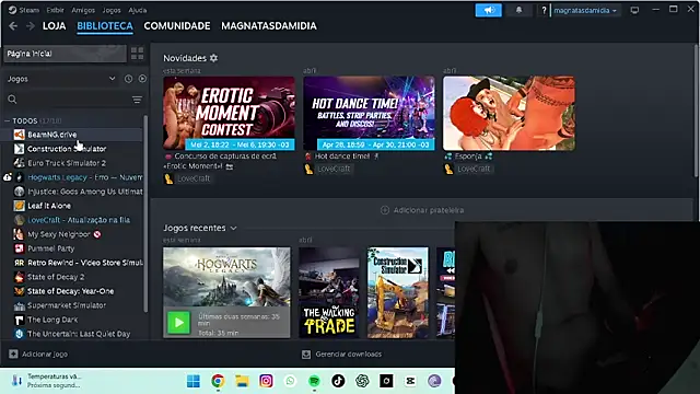 BlackVicius webcam