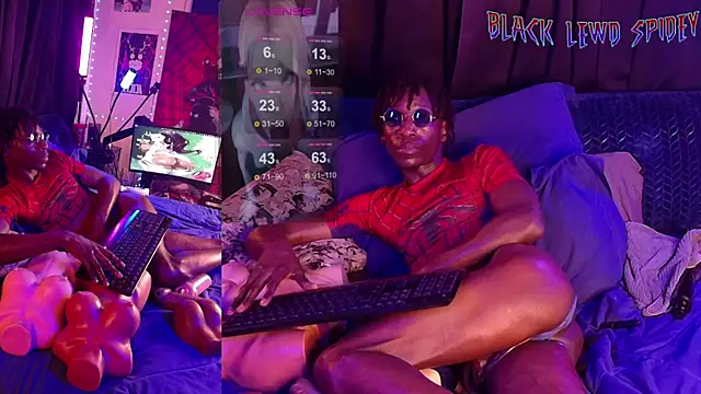 BlackLewdSpidey live sex cam