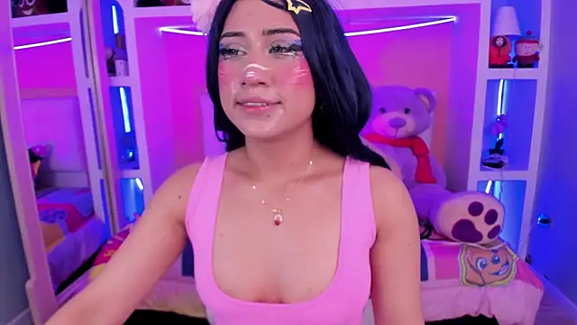 miss___megan (F young) - show very very messy , bukake cum , gag