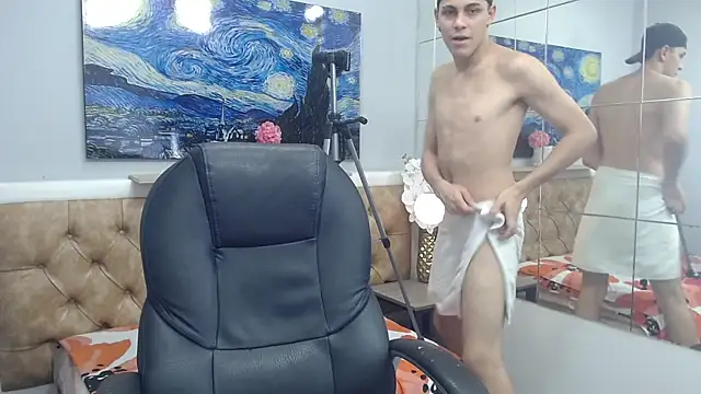 ethanx18_ (M twink) - Martubation +Cum Show