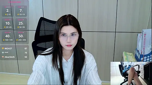 zhen-68 (F young) - 办公室女秘书，国王小粉控制3分钟