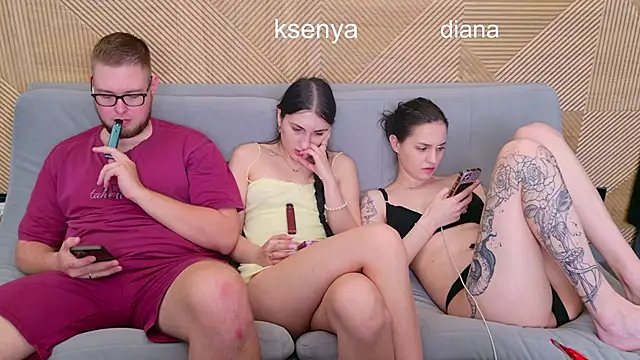 ksenny (G young) - threesome sex + creampie
