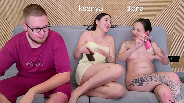 ksenny (G young) - threesome sex + creampie