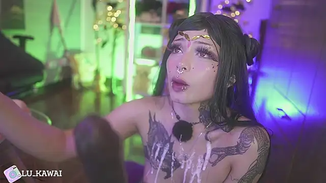 samanthha_roberts (F young) - 💚🔮DEEPTHROAT BIG DILDO+AHEGAO💚🔮