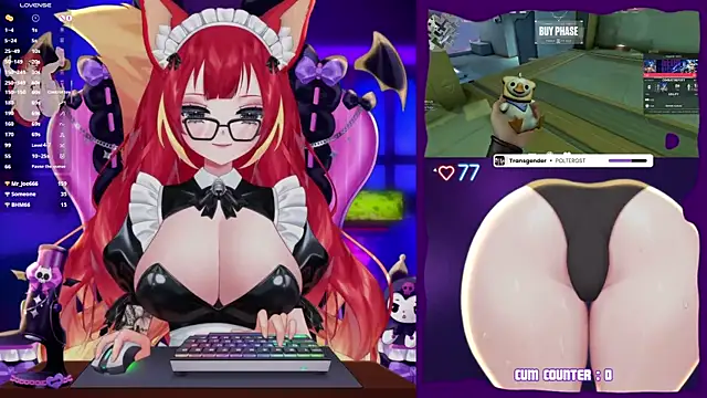 lewdfoxy_vt (F young) - Last tipper control Domi + Hush 3 mins