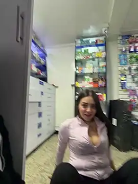 roouse (F young) - passionate kiss in the pharmacy shh!