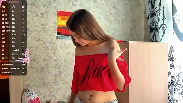 cuteviola (F teen) - play with nipples