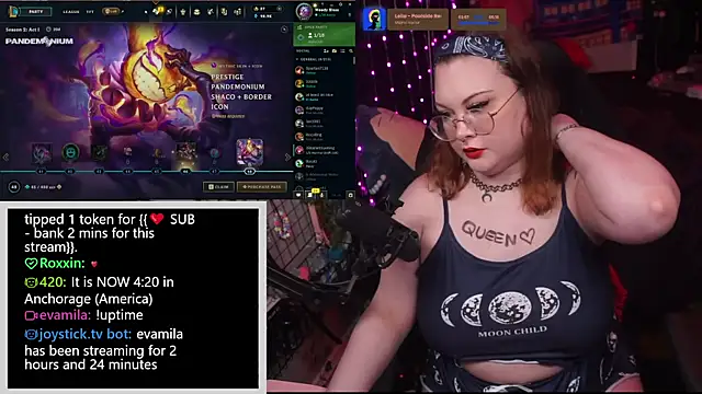 evamila webcam