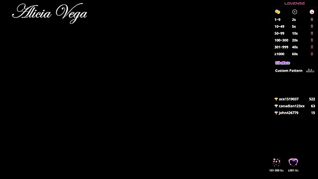 Alicia-vega webcam