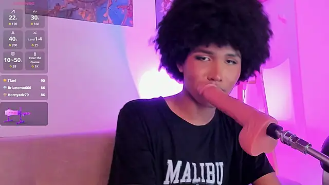 naomisaenz_ (M twink) - Time for Fuck Machine in Deep Throath!