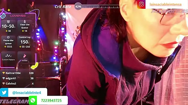 LaInsaciableIntensa webcam