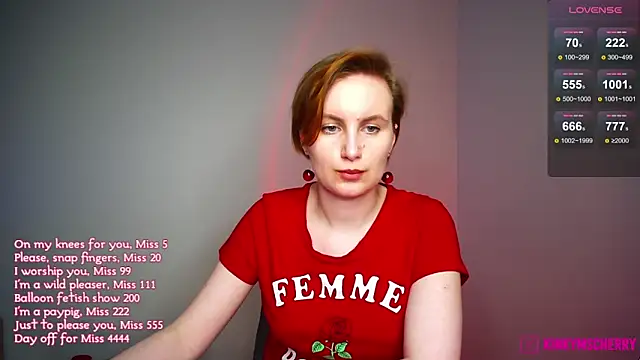 KinkyMissCherry webcam
