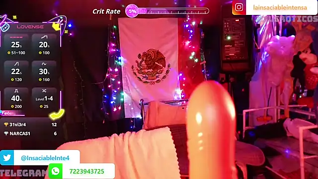 LaInsaciableIntensa live cam