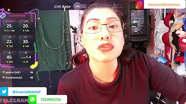LaInsaciableIntensa live cam