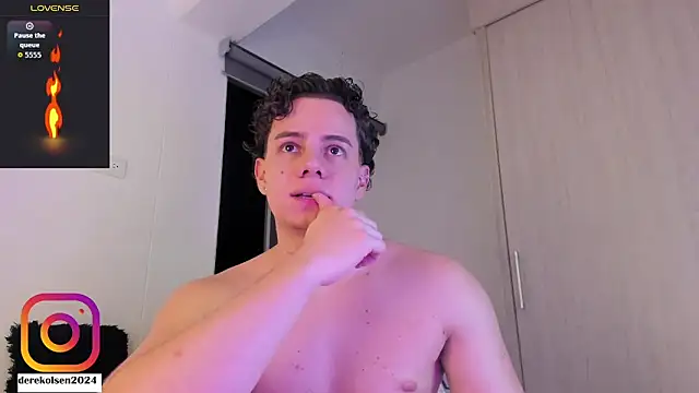 derekolsen (M young) - cum show