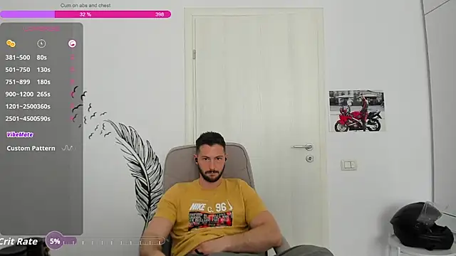 zackfraser (M young) - Cum on abs / chest