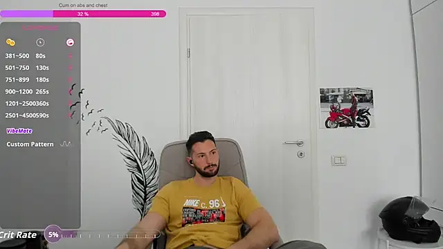 zackfraser (M young) - Cum on abs / chest