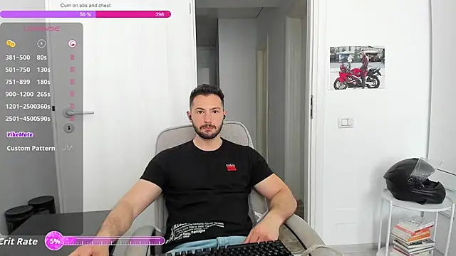 zackfraser (M young) - Cum on abs / chest