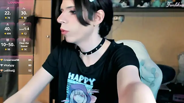 femalexa_ (T young) - Footjob for myrself
