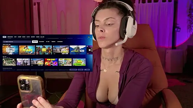 GennaJames webcam