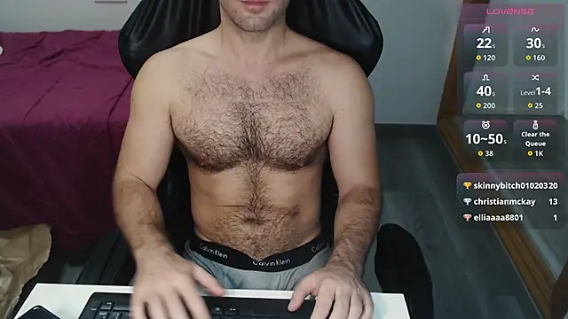 cutehairymacho webcam